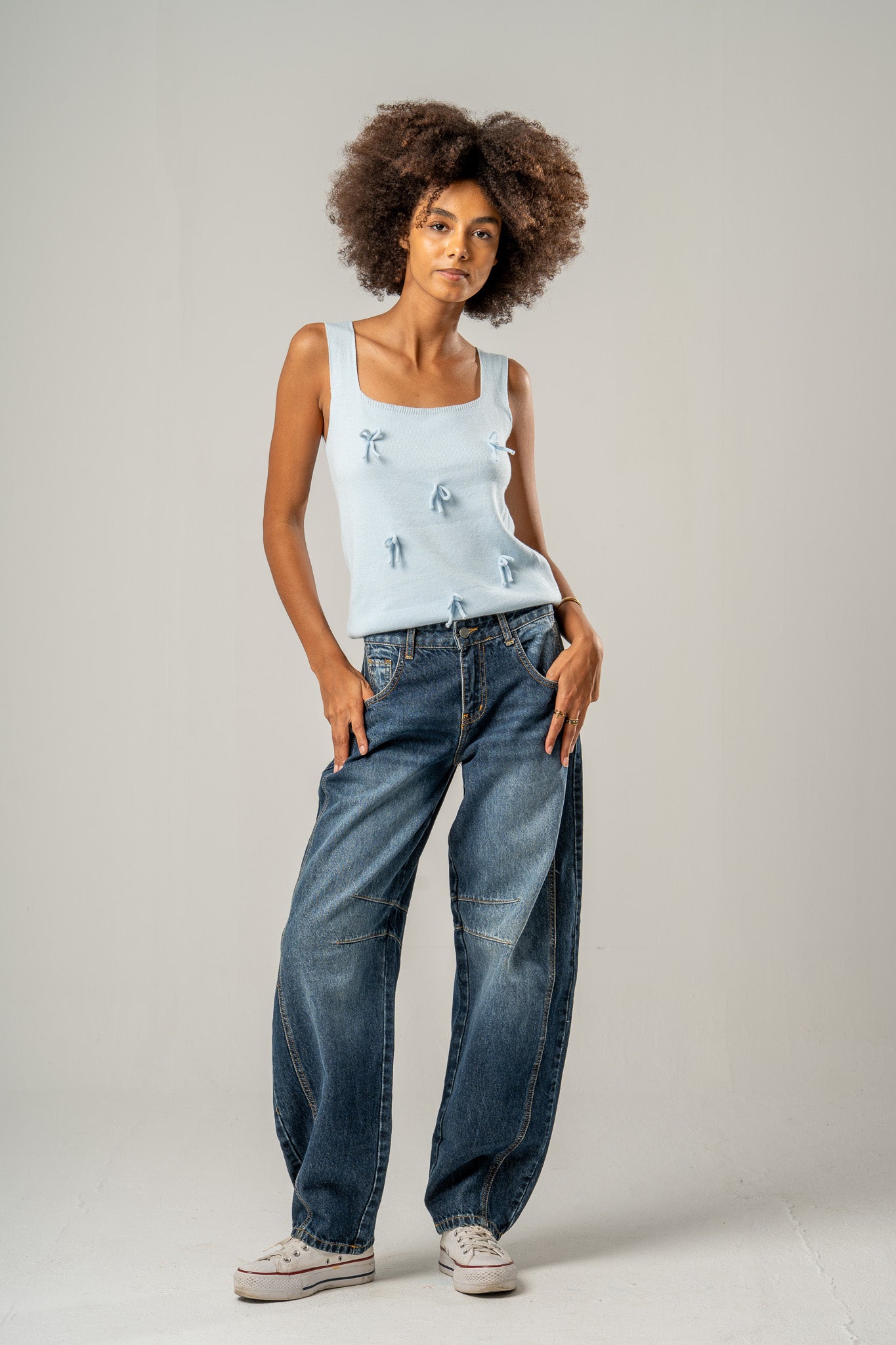Bow Knitted Top